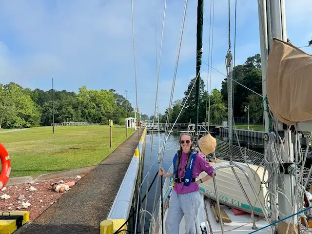 Up 8' in the South Mills Lock