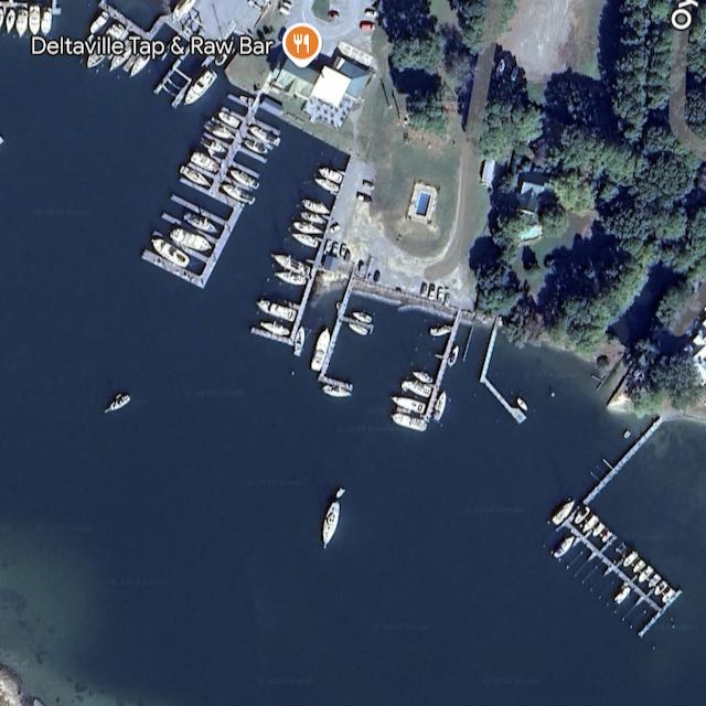 Satellite view of Jackson Creek Marina Courtesy Google Maps app