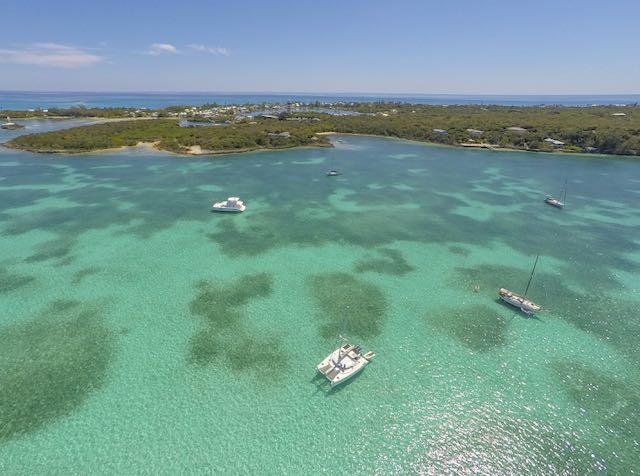 Hope Town anchorage, Abaco, Bahamas